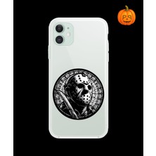 Dali Design iPhone 11 Uyumlu Şeffaf Kılıf Horror 5 Tasarımlı