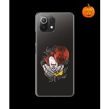 Dali Design Xiaomi Mi 11 Uyumlu Şeffaf Kılıf Horror 1 Tasarımlı