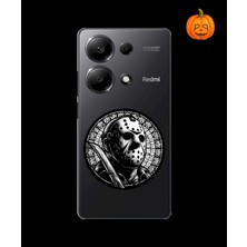 Dali Design Xiaomi Redmi Note 13 Pro Uyumlu Şeffaf Kılıf Horror 5 Tasarımlı