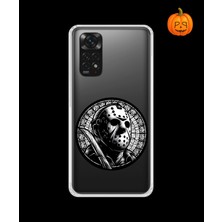 Dali Design Xiaomi Redmi Note 11S Uyumlu Şeffaf Kılıf Horror 5 Tasarımlı