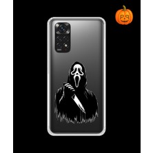 Dali Design Xiaomi Redmi Note 11 Uyumlu Şeffaf Kılıf Horror 3 Tasarımlı