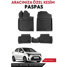 Kia Picanto 2025 Model Araca Özel Havuzlu Paspas Takım