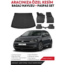 Volkswagen Golf 7 2017 Model Üst Bagaj Havuzu+Paspas Full Takım+Hediyeli