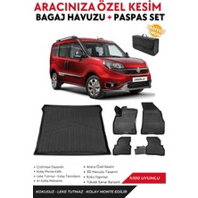 Fiat Doblo 2016-2017-2018-2019-2020-2021-2022 Model Bagaj Havuzu+Paspas Full Takım+Hediyeli