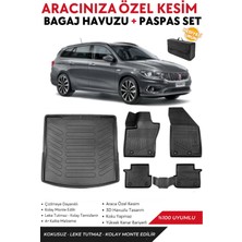 Fiat Egea Station Wagon 2021-2022-2023-2024-2025 Model Üst Bagaj Havuzu+Paspas Full Takım+Hediyeli