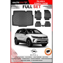 Opel Crossland 2022 Model Alt Bagaj Havuzu+Paspas Takımı Full Set+Hediyeli