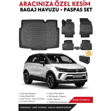 Opel Crossland 2021 Model Alt Bagaj Havuzu+Paspas Full Takım+Hediyeli