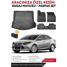 Ford Focus 3.5 Sedan 2015-2016-2017-2018 Model Bagaj Havuzu+Paspas Full Takım+Hediyeli