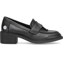 Mammamia D25KA-7210 Kadın Hakiki Deri Casual Ayakkabı Siyah