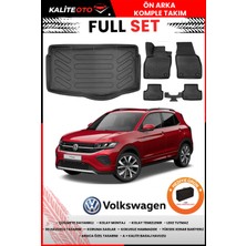 Volkswagen T-Cross 2024 Model Alt Bagaj Havuzu+Paspas Takımı Full Set+Hediyeli