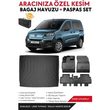Fiat Doblo 2025 Model Bagaj Havuzu+Paspas Full Takım+Hediyeli