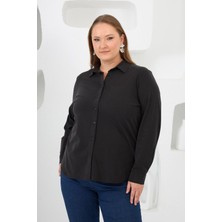 Büyük Beden Gömlek Siyah