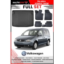 Volkswagen Caddy 2004-2005-2006-2007-2008-2009 Model Bagaj Havuzu+Paspas Takımı Full Set