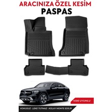 Mercedes Glc Coupe 2022 Model Araca Özel Havuzlu Paspas Takım