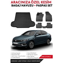 Fiat Egea Sedan 2016-2017-2018-2019-2020 Model Bagaj Havuzu+Paspas Takımı Full Takım