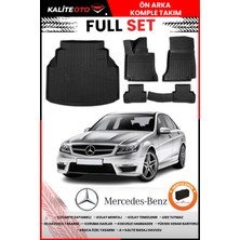 Mercedes C Seri W204 Plastik Setli 2013 Model Bagaj Havuzu+Paspas Takımı Full Set+Hediyeli