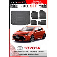Toyota Auris 2015 Model Bagaj Havuzu+Paspas Takımı Full Set