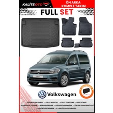 Volkswagen Caddy 2016-2017-2018-2019-2020 Model Bagaj Havuzu+Paspas Takımı Full Set+Hediyeli