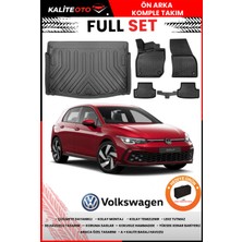 Volkswagen Golf 8 2022 Model Alt Bagaj Havuzu+Paspas Takımı Full Set+Hediyeli