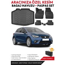 Seat Ibiza 2017-2018-2019-2020-2021-2022 Model Bagaj Havuzu+Paspas Full Takım+Hediyeli
