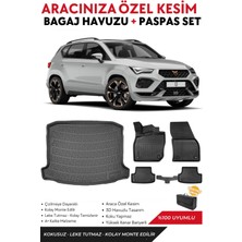 Cupra Ateca 2023-2024-2025 Model Bagaj Havuzu+Paspas Full Takım+Hediyeli