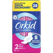 Orkid Ultra Extra Uzun 28'li Hijyenik Ped Boy:2