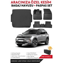 Citroen C5 Aircross 2017-2018-2019-2020-2021 Model Üst Bagaj Havuzu+Paspas Full Takım+Hediyeli