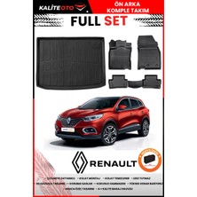 Renault Kadjar 2019 Model Bagaj Havuzu+Paspas Takımı Full Set+Hediyeli