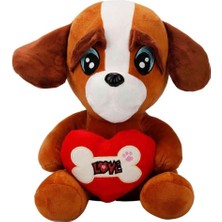 Kalpli Peluş Köpek 30 Cm.