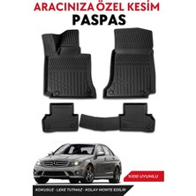 Mercedes C Seri W204 2010 Model Araca Özel Havuzlu Paspas Takım