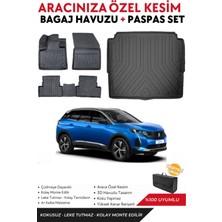 Peugeot 3008 2021-2022-2023 Üst Bagaj Havuzu+Paspas Full Takım+Hediyeli