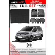 Citroen Berlingo Seperatörlü 2025 Model Bagaj Havuzu+Paspas Takımı Full Set