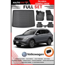 Volkswagen Tiguan 2018 Model Üst Bagaj Havuzu+Paspas Takımı Full Set+Hediyeli