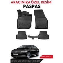 Volkswagen Passat B8 Sedan 2017 Model Araca Özel Havuzlu Paspas Takım
