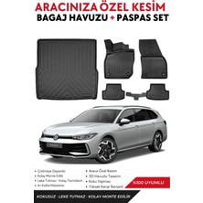 Volkswagen Passat B9 Variant 2024 Model Alt Bagaj Havuzu+Paspas Full Takım+Hediyeli