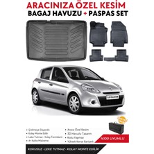 Renault Clio 3 Hatchback 2011 Model Bagaj Havuzu+Paspas Full Takım+Hediyeli