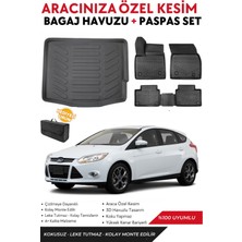 Ford Focus 3 Hatchback 2012 Model Bagaj Havuzu+Paspas Full Takım+Hediyeli