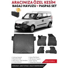 Fiat Doblo Maxi 2010-2011-2012-2013-2014-2015 Model Bagaj Havuzu+Paspas Full Takım+Hediyeli