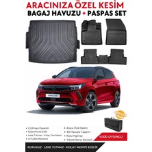 Opel Grandland 2019 Model Üst Bagaj Havuzu+Paspas Full Takım+Hediyeli