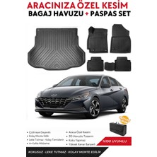 Hyundai Elantra 2023 Model Bagaj Havuzu+Paspas Full Takım+Hediyeli