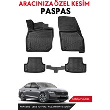 Skoda Octavia 2025 Model Araca Özel Havuzlu Paspas Takım