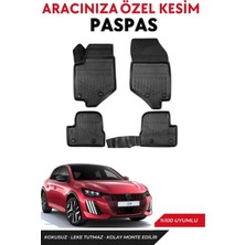 Peugeot 208 2021 Model Araca Özel Havuzlu Paspas Takım