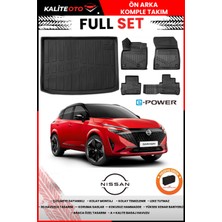 Nissan Qashqai E-Power 2023-2024-2025 Model Üst Bagaj Havuzu+Paspas Takımı Full Set+Hediyeli