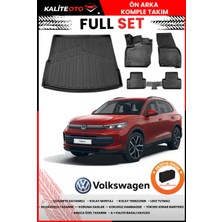 Volkswagen Tiguan 2024-2025 Model Üst Bagaj Havuzu+Paspas Takımı Full Set+Hediyeli