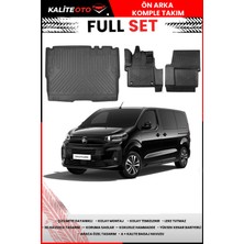 Citroen Jumpy Spacetourer 8+1 2023 Model Bagaj Havuzu+Paspas Takımı Full Set