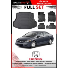 Honda Civic Sedan 2008 Model Bagaj Havuzu+Paspas Takımı Full Set