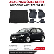 Volkswagen Golf 6 2009-2010-2011-2012 Model Bagaj Havuzu+Paspas Full Takım+Hediyeli