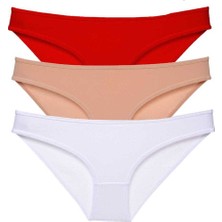 3 Adet Süper Eko Set Likralı Kadın Slip Külot 541