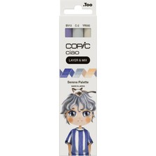 Copic Ciao 3'lü Layer & Mix Set - Serene Palette