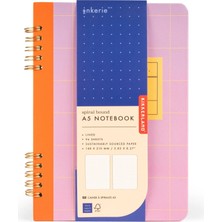 Kikkerland Inkerie Çizgili Telli A5 Defter